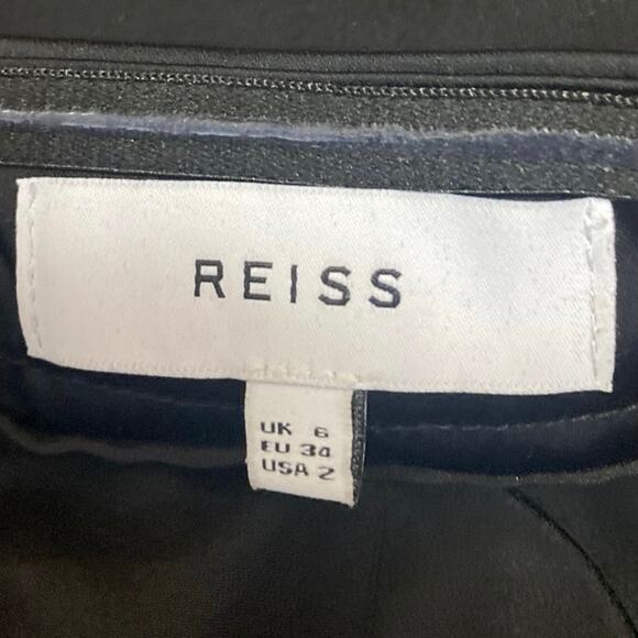 Reiss Toni Silk Satin Trimmed Strapless Tube Sleeveless Bandeau Jumpsuit Size 2 - Picture 7 of 11